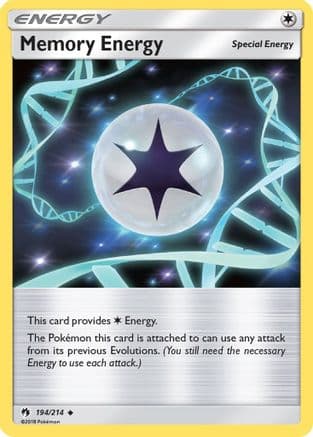 Memory Energy 194/214 - SM Lost Thunder Reverse Holofoil