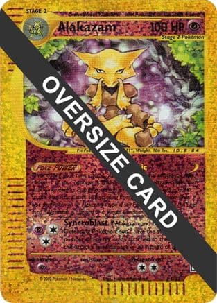 Alakazam (Box Topper) 1/12 - Jumbo Cards Reverse Holofoil