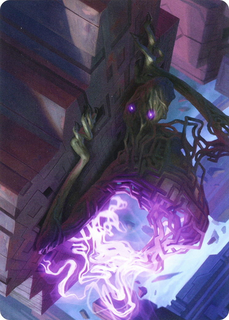 Skyclave Shade // Skyclave Shade (AZNR-061) - Zendikar Rising Art Series (Borderless)