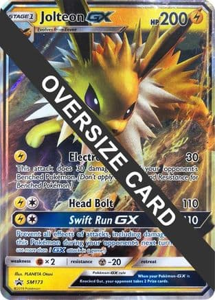 Jolteon GX SM173 (SM Black Star Promo) SM173- Jumbo Cards Holofoil