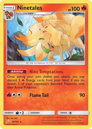 Ninetales 016/181 - SM Team Up Reverse Holofoil