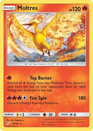 Moltres 019/181 - SM Team Up Reverse Holofoil