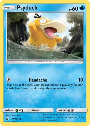 Psyduck 026/181 - SM Team Up Reverse Holofoil