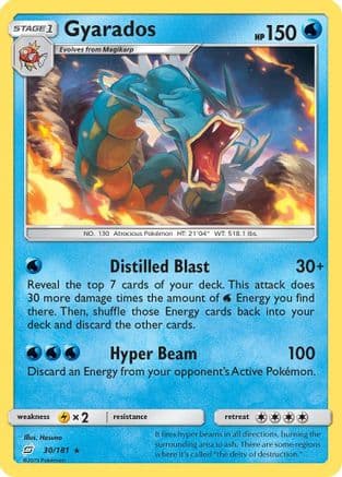 Gyarados 030/181 - SM Team Up Reverse Holofoil