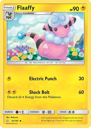 Flaaffy 042/181 - SM Team Up Reverse Holofoil