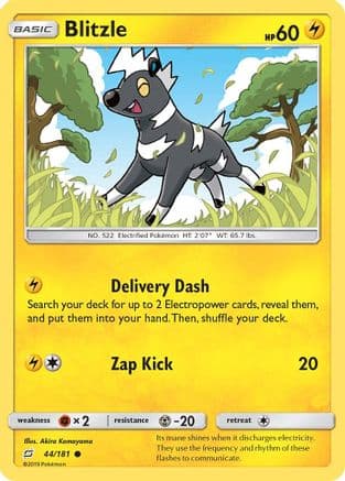 Blitzle 44/181 - SM Team Up Reverse Holofoil