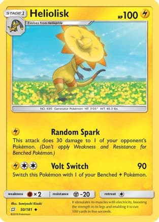Heliolisk - Reverse Holofoil SM Team Up - Uncommon