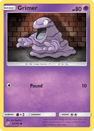 Grimer 062/181 - SM Team Up Reverse Holofoil