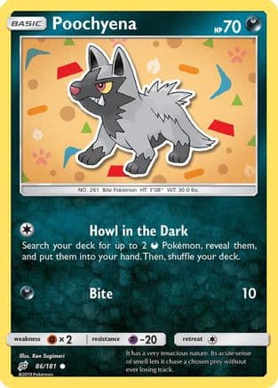Poochyena 086/181 - SM Team Up Reverse Holofoil