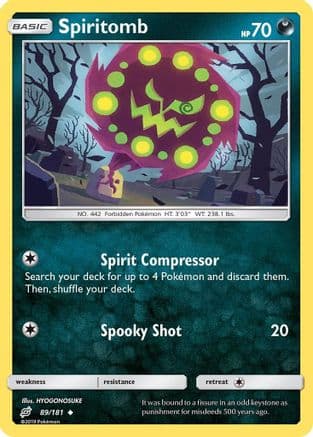 Spiritomb 89/181 - SM Team Up Reverse Holofoil