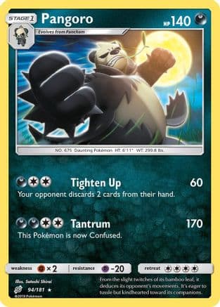 Pangoro 094/181 - SM Team Up Reverse Holofoil