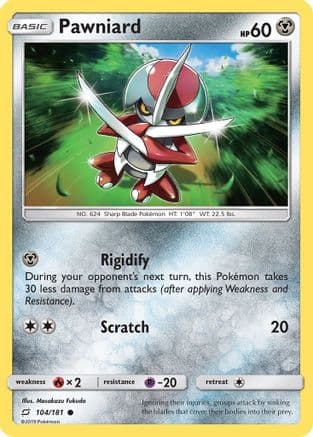 Pawniard 104/181 - SM Team Up Reverse Holofoil