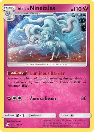 Alolan Ninetales 111/181 - SM Team Up Reverse Holofoil