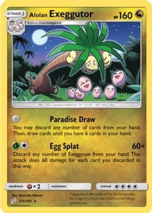 Alolan Exeggutor 115/181 - SM Team Up Reverse Holofoil