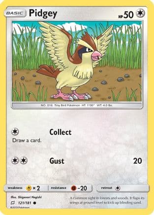 Pidgey 121/181 - SM Team Up Reverse Holofoil
