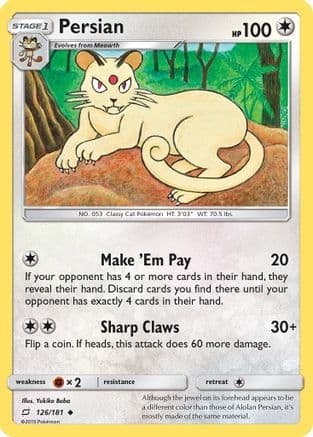 Persian 126 SM Team Up - Uncommon