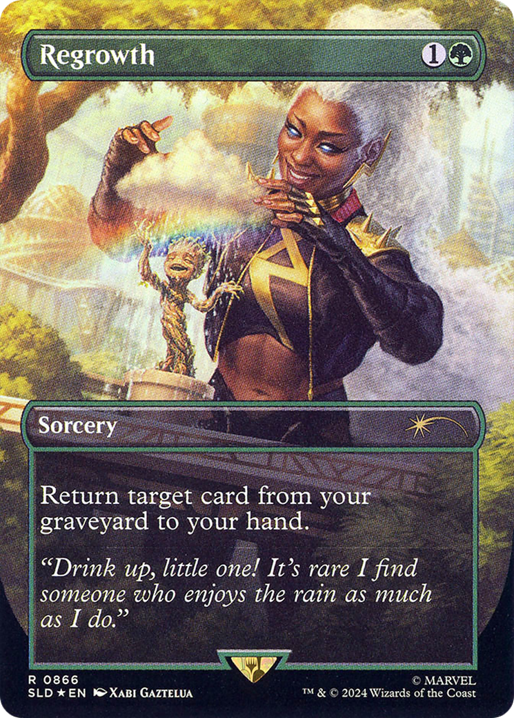 Regrowth (Rainbow Foil) (-866) - Secret Lair Drop Series Foil