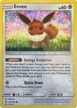Eevee (General Mills Promo) 101/149 - Miscellaneous Cards & Products Holofoil