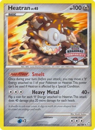 Heatran (Regional Championships) 30/146 - League & Championship Cards