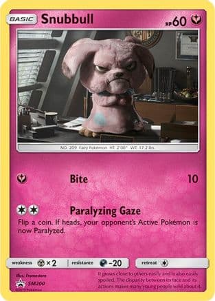 Snubbull (In-Store Event Promo) SM200- SM Promos Holofoil