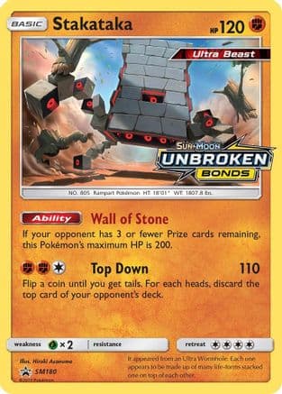 Stakataka SM180 (Prerelease) SM180/248 - SM Promos Holofoil