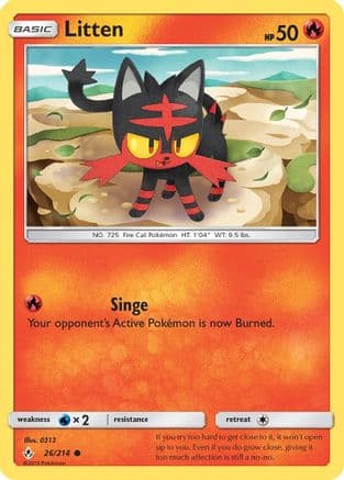 Litten (26) (26) 026/214 SM Unbroken Bonds - Common