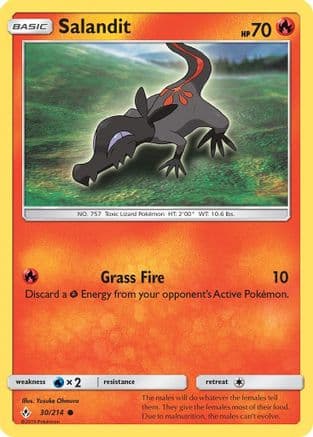 Salandit 30/214 - SM Unbroken Bonds Reverse Holofoil