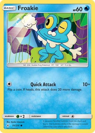 Froakie 051/214 - SM Unbroken Bonds Reverse Holofoil