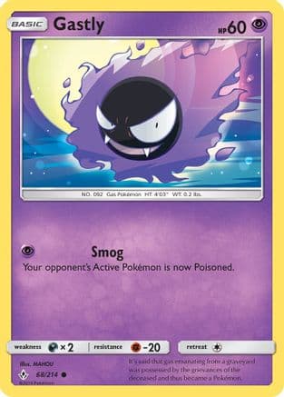 Gastly 068/214 - SM Unbroken Bonds Reverse Holofoil