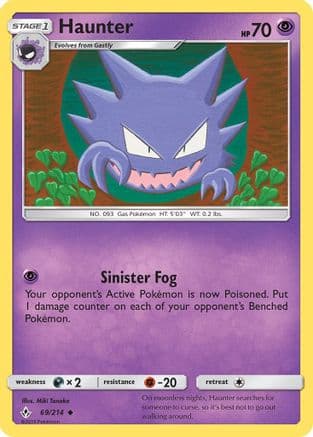 Haunter 069/214 - SM Unbroken Bonds Reverse Holofoil