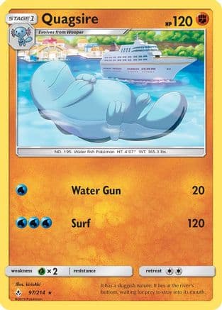 Quagsire 097/214 - SM Unbroken Bonds Reverse Holofoil