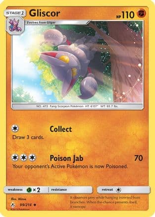 Gliscor SM Unbroken Bonds - Uncommon