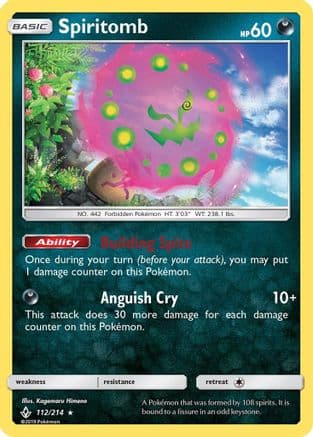 Spiritomb 112/214 - SM Unbroken Bonds Reverse Holofoil
