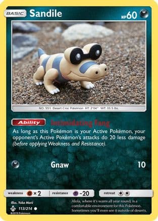 Sandile 113/214 - SM Unbroken Bonds Reverse Holofoil