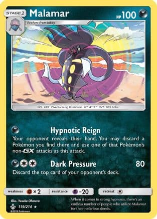 Malamar 119/214 - SM Unbroken Bonds Reverse Holofoil