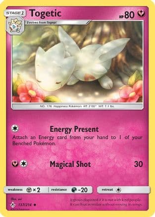Togetic 137/214 - SM Unbroken Bonds Reverse Holofoil