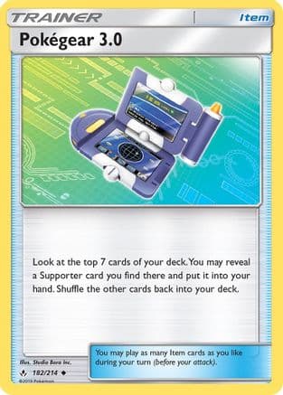 Pokegear .0 182/214 - SM Unbroken Bonds Reverse Holofoil