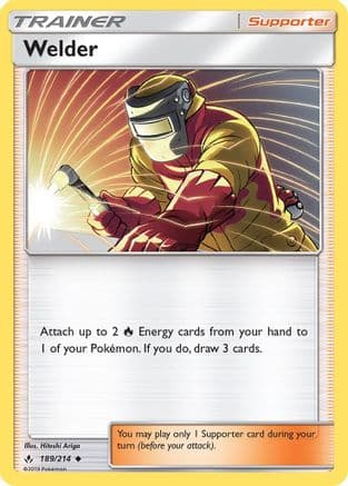 Welder 189/214 - SM Unbroken Bonds Reverse Holofoil