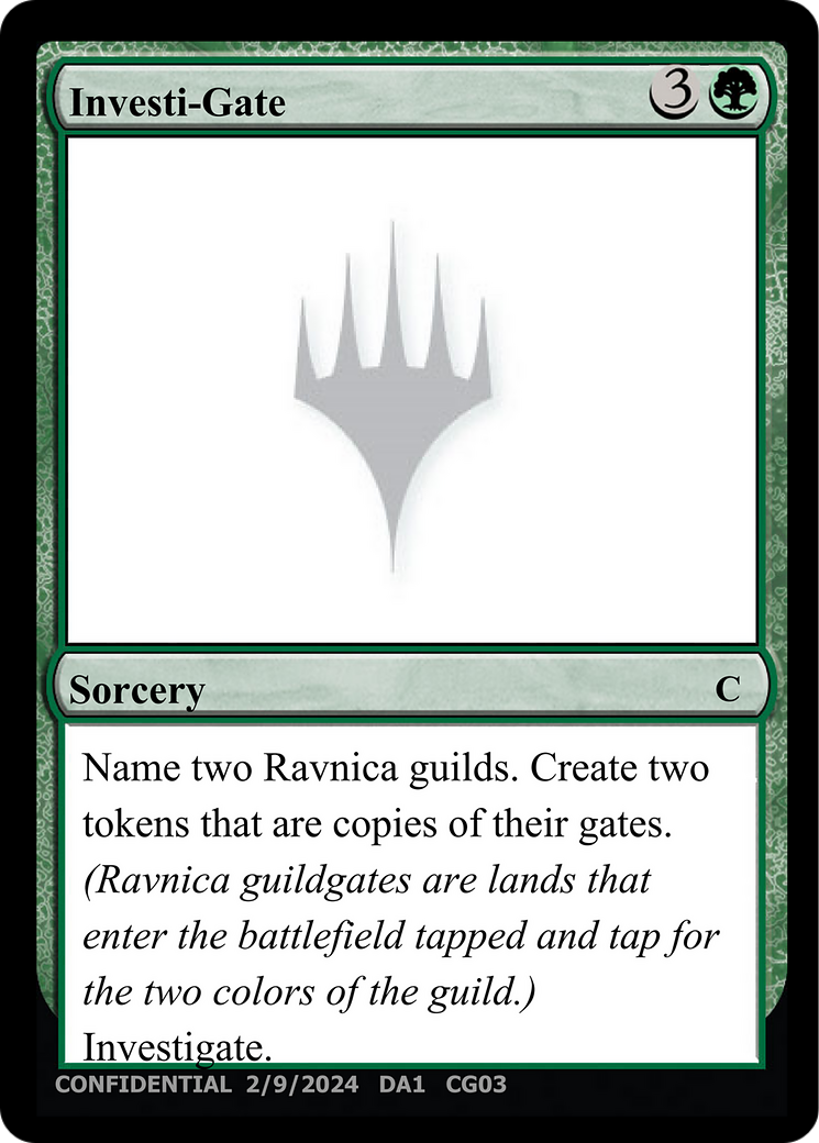 Investi-Gate (DA1-CG03C) - Unknown Event