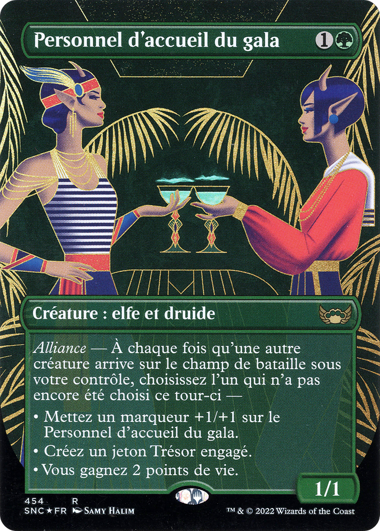 Gala Greeters (SNC-454) - Streets of New Capenna (Borderless) Foil