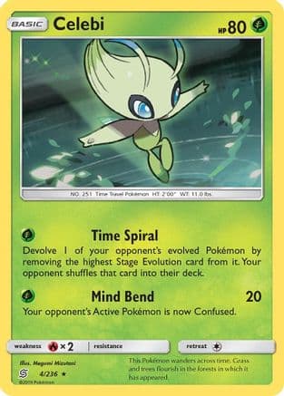 Celebi 004/236 - SM Unified Minds Reverse Holofoil