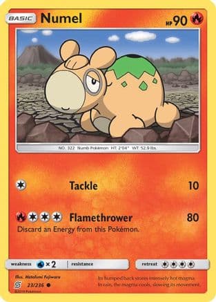 Numel 023/236 - SM Unified Minds Reverse Holofoil