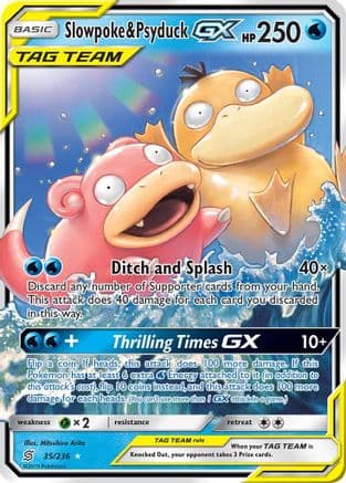 Slowpoke & Psyduck GX 035/236 - SM Unified Minds Holofoil