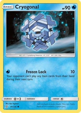 Cryogonal 046/236 - SM Unified Minds Reverse Holofoil