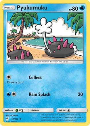 Pyukumuku 052/236 - SM Unified Minds Reverse Holofoil