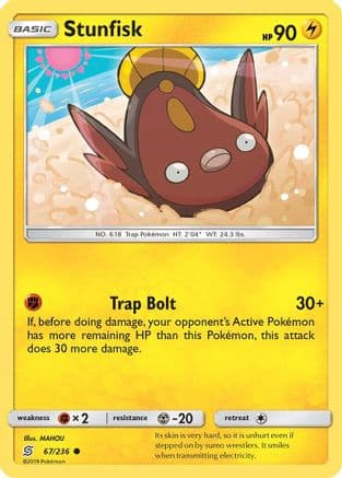 Stunfisk 067/236 - SM Unified Minds Reverse Holofoil