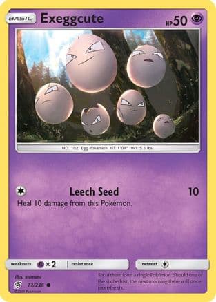 Exeggcute 073/236 - SM Unified Minds Reverse Holofoil