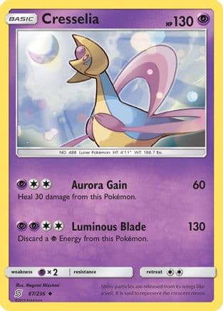 Cresselia 087/236 - SM Unified Minds Reverse Holofoil