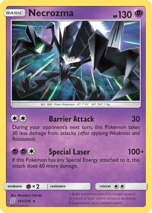 Necrozma 101/236 - SM Unified Minds Reverse Holofoil