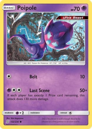 Poipole 102/236 - SM Unified Minds Reverse Holofoil